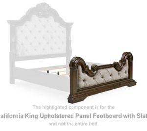 MAYLEE K/CK UPH PANEL FTBD W/SLATS D/Brown