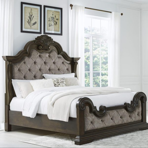 Maylee Queen Upholstered Panel Bed