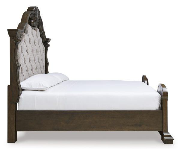 Maylee Queen Upholstered Panel Bed - Image 5
