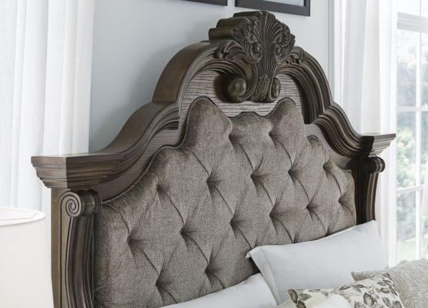 Maylee Queen Upholstered Panel Bed - Image 7