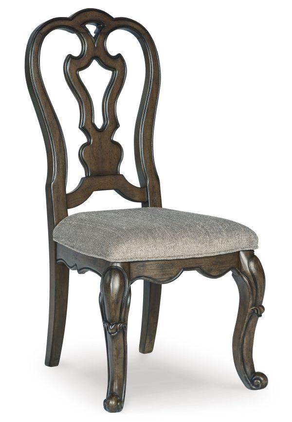 MAYLEE DINING UPH SIDE CHAIR D/Brown - Image 2