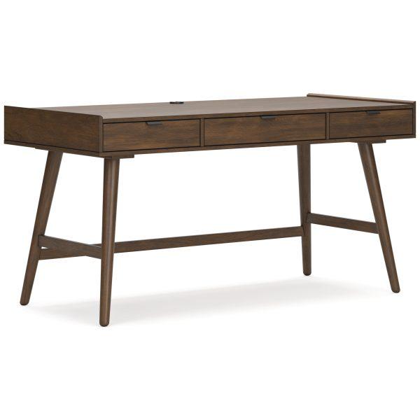 LYNCOTT OFFICE DESK Grey/Brown - Image 5
