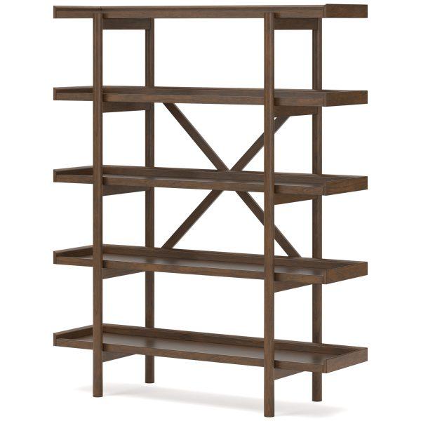 LYNCOTT BOOKCASE Grey/Brown - Image 5