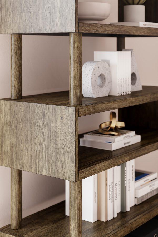 AUSTANNY BOOKCASE Brown - Image 3