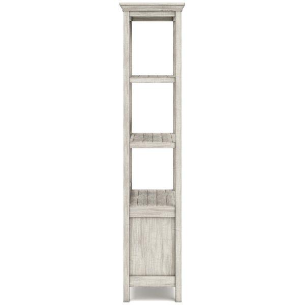 CARYNHURST LRG BOOKCASE Whitewash - Image 5