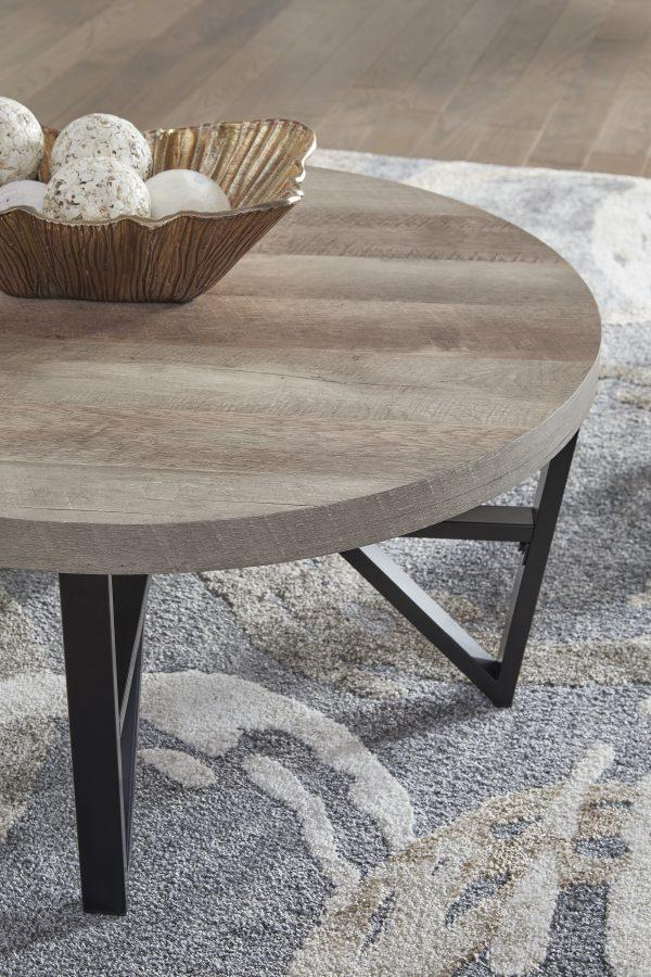 DEANLEE OCC TABLE SET/3PCE Grey Brown/Black - Image 5
