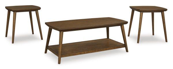 LYNCOTT OCC TABLE SET/3PCE Brown - Image 6