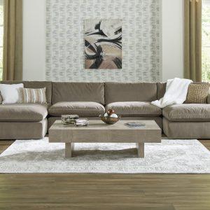 Sophie 4-Piece Corner Lounge Set Cocoa