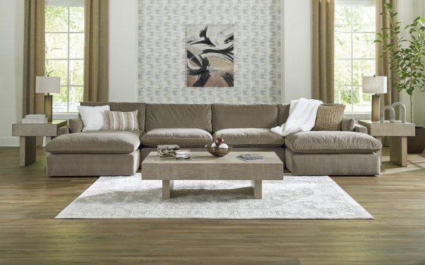 Sophie 4-Piece Corner Lounge Set Cocoa