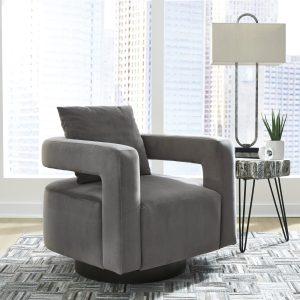 ALCOMA SWIVEL ACCENT CHAIR Otter