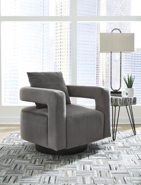 ALCOMA SWIVEL ACCENT CHAIR Otter