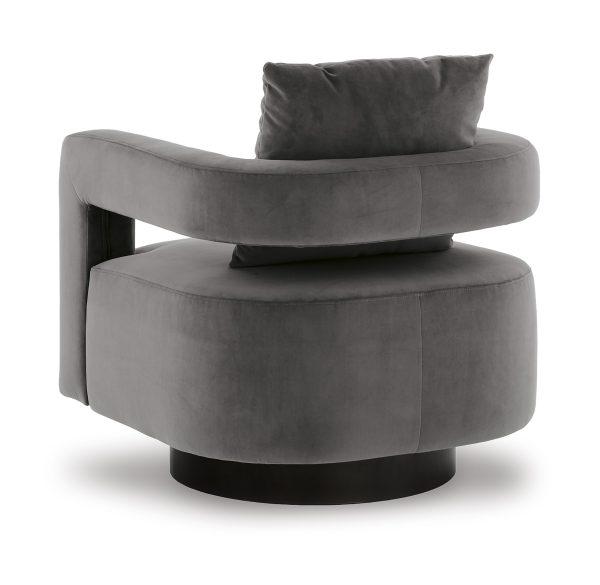 ALCOMA SWIVEL ACCENT CHAIR Otter - Image 5