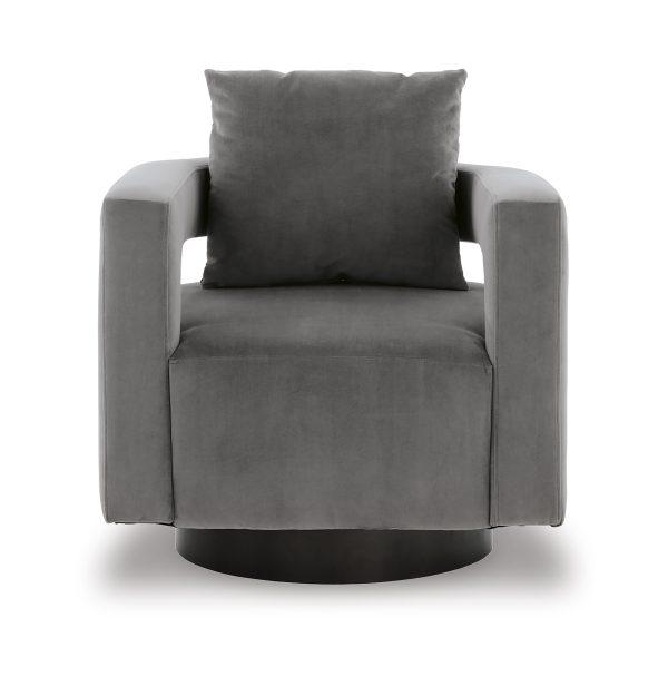 ALCOMA SWIVEL ACCENT CHAIR Otter - Image 2