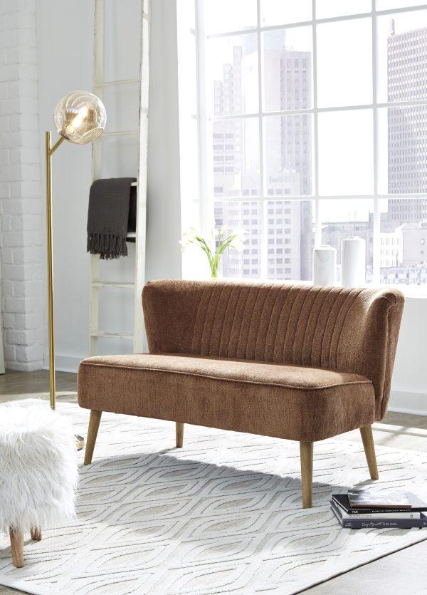 COLLBURY ACCENT BENCH Cognac