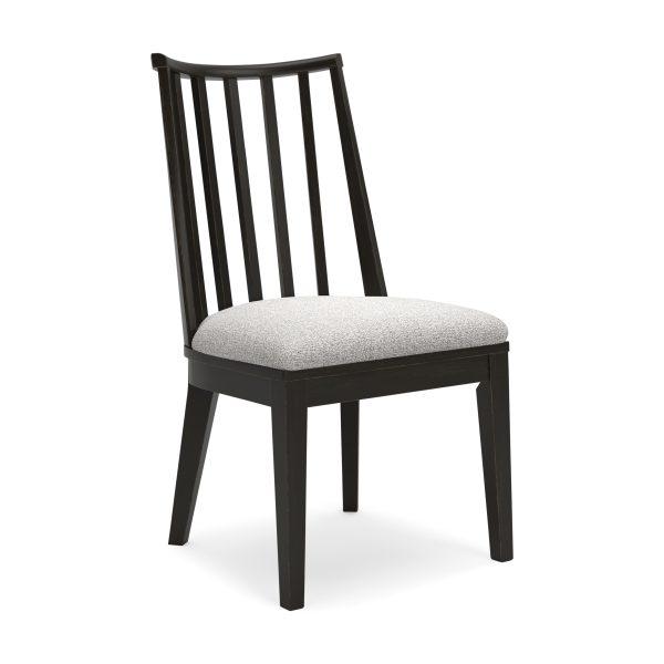 GALLIDEN DINING VERT/SLATS SIDE CHAIR Black - Image 3