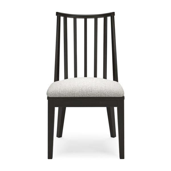 GALLIDEN DINING VERT/SLATS SIDE CHAIR Black - Image 2