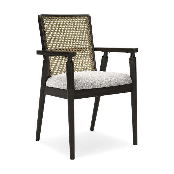 GALLIDEN UPH ARM CHAIR BLACK - Image 4