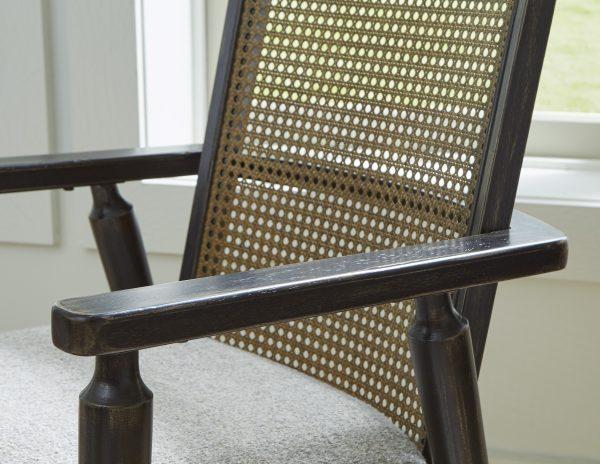 GALLIDEN UPH ARM CHAIR BLACK - Image 3