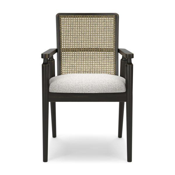 GALLIDEN UPH ARM CHAIR BLACK - Image 5