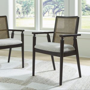 GALLIDEN UPH ARM CHAIR BLACK