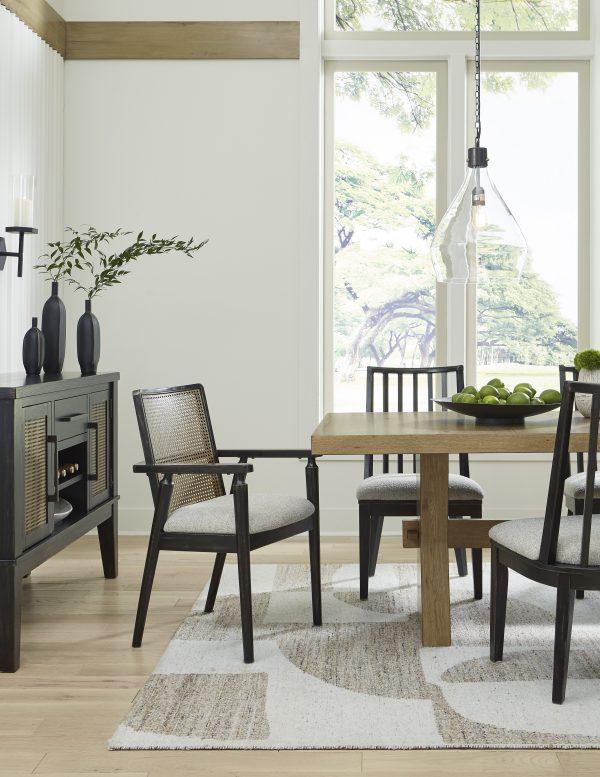 Galliden 7-Piece Dining Set with Upholstered Arm Chair - Image 5