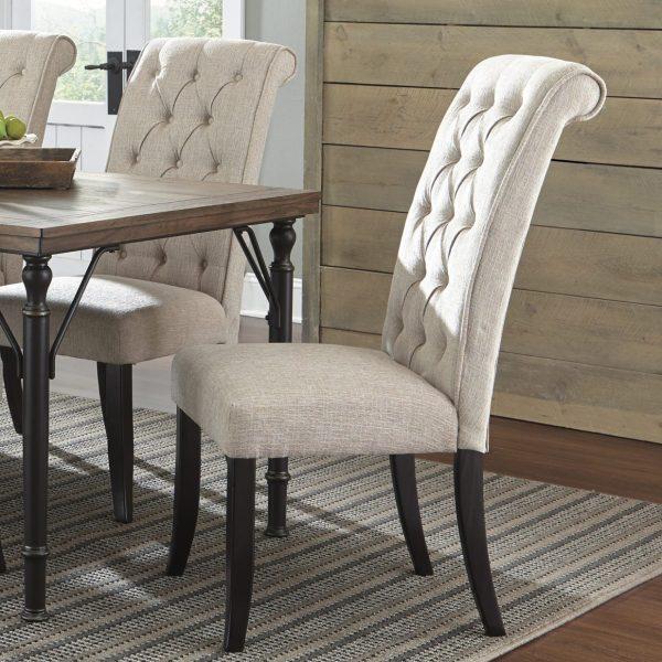 TRIPTON  DINING UPH SIDE CHAIR Linen