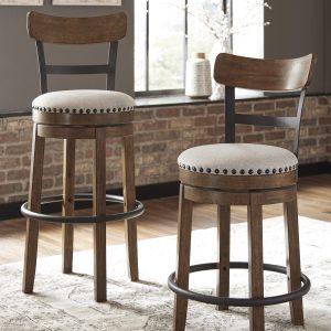VALEBECK TALL UPH BARSTOOL Brown