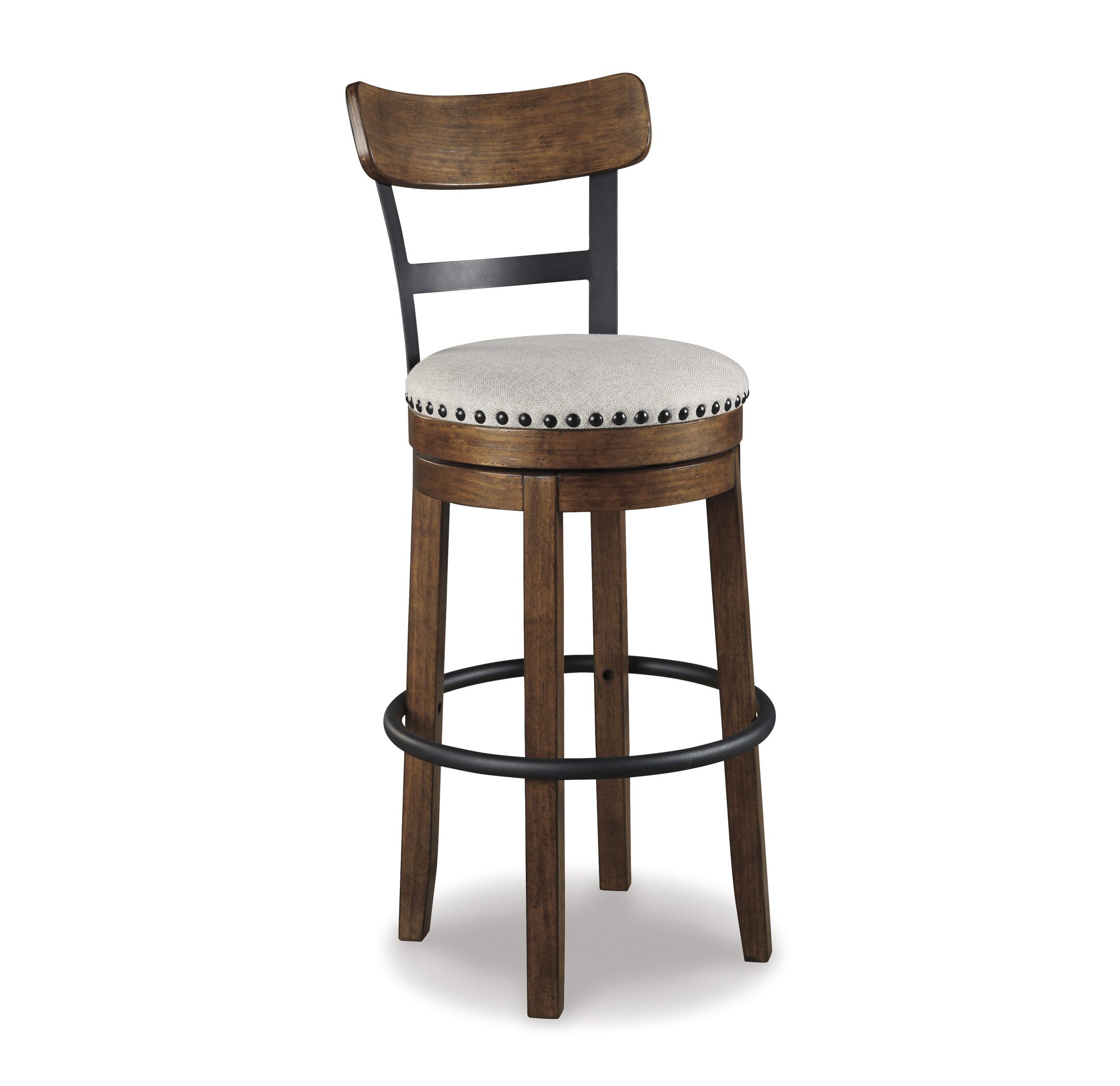 VALEBECK TALL UPH BARSTOOL Brown - Image 3