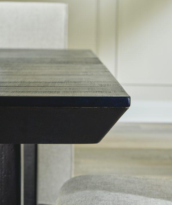 LONDER RECT DINING EXT TABLE Black - Image 5
