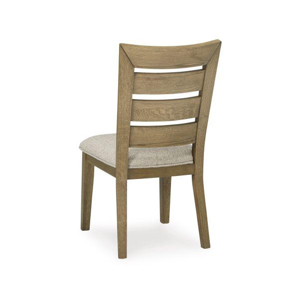 GALLIDEN DINING HORIZ/SLATS SIDE CHAIR L/Brown - Image 3
