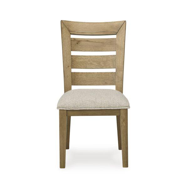 GALLIDEN DINING HORIZ/SLATS SIDE CHAIR L/Brown - Image 4