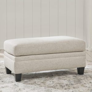 BRALYNN OTTOMAN Linen