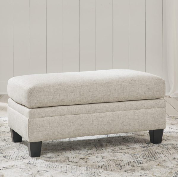 BRALYNN OTTOMAN Linen