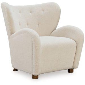 LARBELL ACCENT CHAIR Ecru