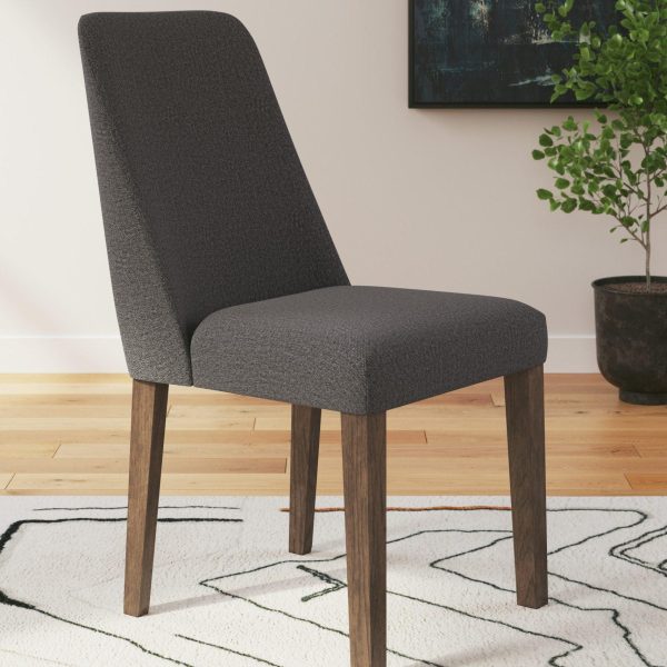 LYNCOTT UPH DINING CHAIR Charcoal