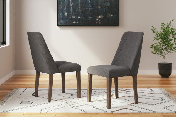 LYNCOTT UPH DINING CHAIR Charcoal - Image 6