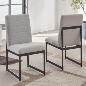 TOMTYN UPH DINING CHAIR LBrown