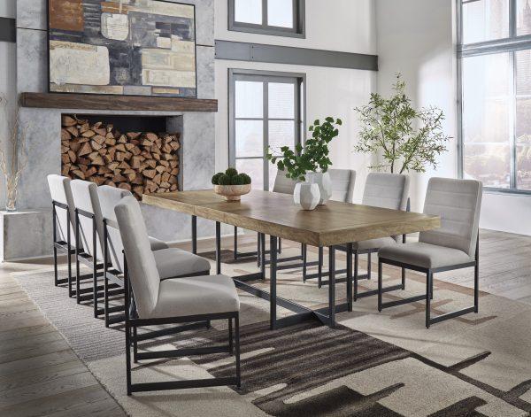 Tomtyn 9-Piece Extendable Dining Set - Image 4