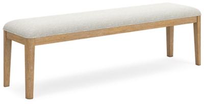 RENCOTT LRG UPH DINING BENCH