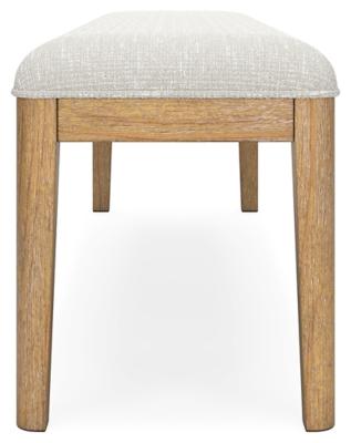 RENCOTT LRG UPH DINING BENCH - Image 8