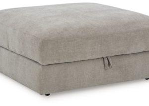 ASLAN COURT OTTOMAN WITH STORAGE Flax