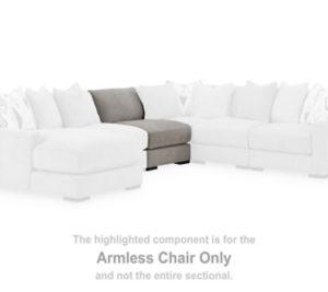 ASLAN COURT ARMLESS CHAIR Flax
