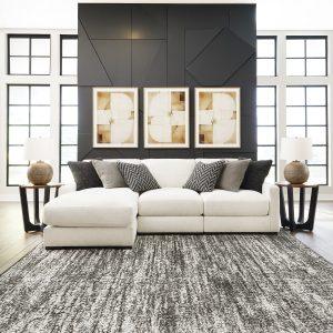 Elissa 3-Piece Corner Lounge Set Vanilla