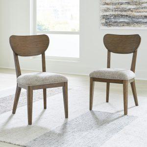 ROANHOWE DINING UPH SIDE CHAIR Brown