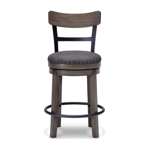 CAITBROOK UPH SWIVEL BARSTOOL - Image 2
