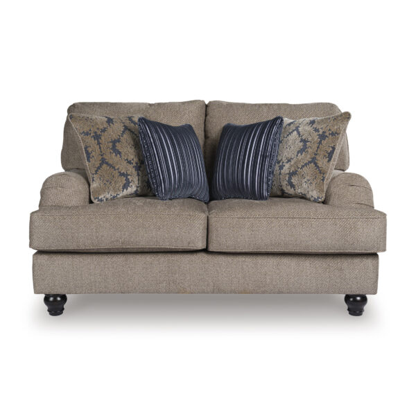 TIGHT-ROPE LOVESEAT Pewter - Image 3