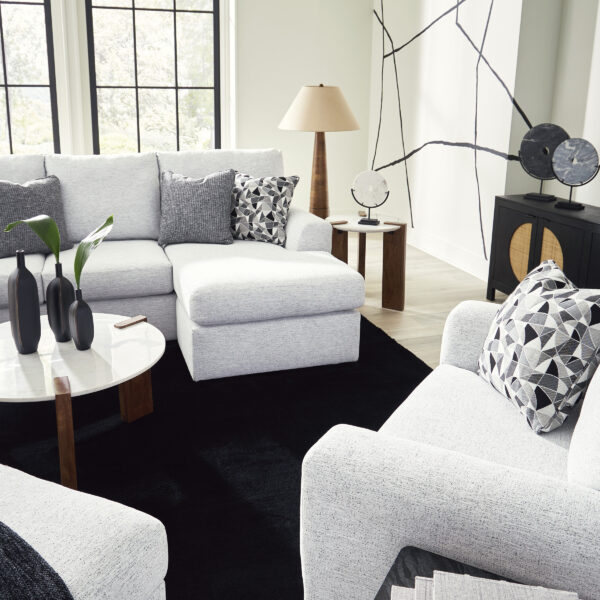 TASSELTON SOFA CHAISE Snow - Image 2