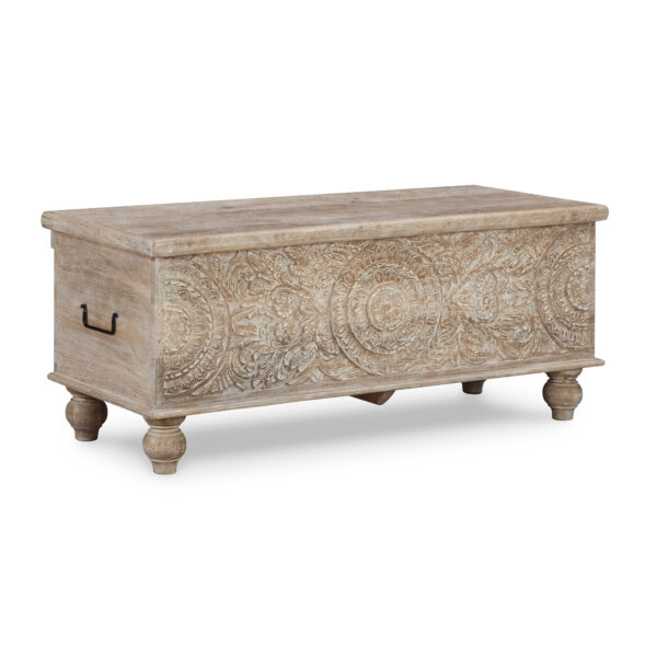 FOSSIL RIDGE STORAGE BENCH Beige - Image 4