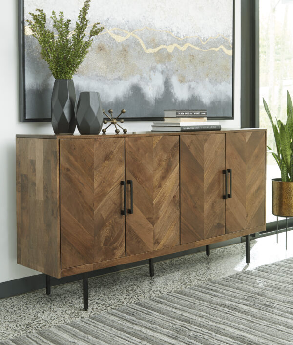 PRATTVILLE ACCENT CABINET Brown