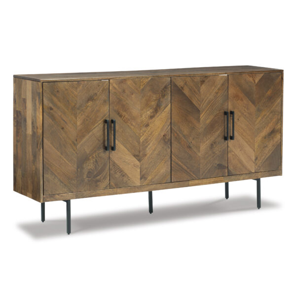 PRATTVILLE ACCENT CABINET Brown - Image 3